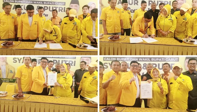 Calon Bupati Garut, Syakur Amin Bersyukur atas Dukungan Partai Golkar dan Koalisi untuk Pilkada Garut 2024