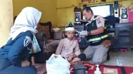 Sidokkes Polres Garut Laksanakan Penanganan Korban Gempa 