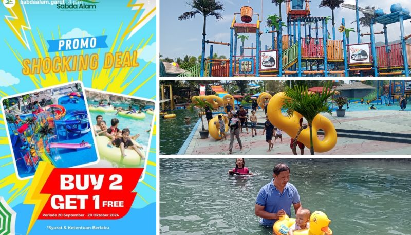 Kejutan di Taman Air Sabda Alam! Beli 2 Tiket, Gratis 1 Hingga 20 Oktober 2024