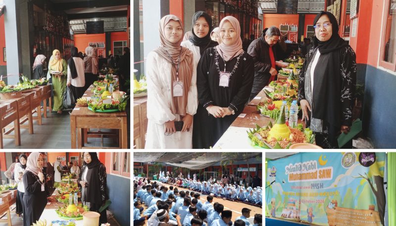 SMPN 2 Garut Gelar Maulid Nabi: Lomba Tumpeng dan Jumat Berbagi, Bentuk Kebersamaan dan Pembinaan Karakter Siswa