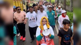 Lantunan Sholawat Sambut Helmi Budiman! Pasar Tumpah Karangsari Berubah Jadi Penuh Kehangatan