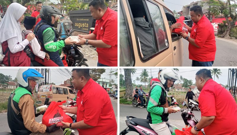 Sisihkan Tunjangan Reses, Anggota DPRD Garut, Yudha Puja Turnawan  Bagikan Sembako Kepada Pekerja Informal