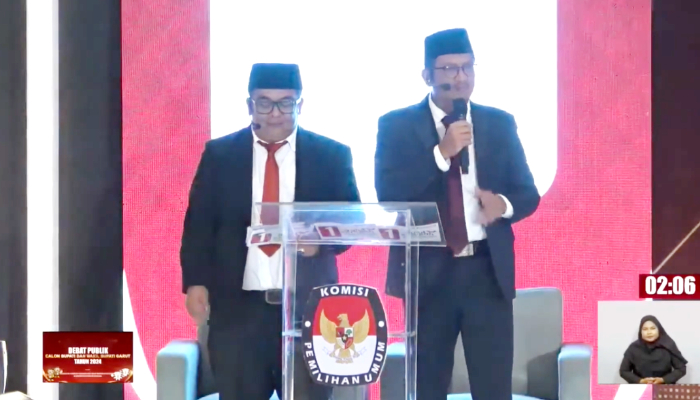 Debat Pilkada Garut 2024, Helmi-Yudi Tunjukkan Komitmen Lanjutkan Pembangunan Garut