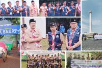 MTsN 1 Garut Wakili Jawa Barat dalam Kemah Pramuka Madrasah Nasional 2024 di Cibubur Jakarta 