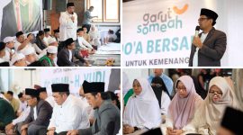 Helmi-Yudi Satukan Garut dalam Doa Bersama: Kampanye Akbar Pilkada Garut Damai dan Berkah  