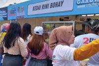 Bazar UMKM Laris Manis, Kampanye Akbar Syakur-Putri Beri Dampak Positif untuk Pelaku Usaha (Foto : Irwan/RRI)