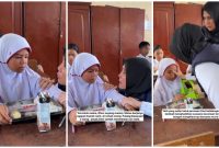 Viral! Kisah Haru Devi, Siswi SD yang Rela Lapar Demi Bawa Makan untuk Ibunya!