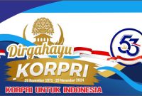 Ucapan HUT KORPRI ke 53 Tahun 2024