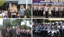 Polres Garut Gelar Apel Pasukan Ops Lilin Lodaya 2024 untuk Pengamanan Natal dan Tahun Baru