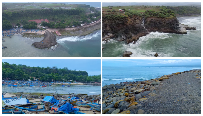 Pantai Rancabuaya, Destinasi Eksotis Garut dengan Karang Megah dan Ombak Selatan