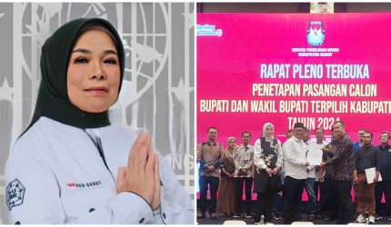 Resmi Terpilih Jadi Bupati Garut Ihat Solihat Beri Ucapan Selamat untuk Pasangan Syakur Amin dan Putri Karlina