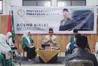 Sosialisasi Perda Kewirausahaan, Aceng Malki Ajak Pemuda NU Garut Berani Berwirausaha