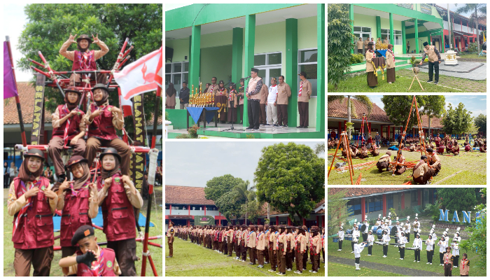 MAN 1 Garut Rayakan Milad ke-46 dengan Lomba Pramuka Penuh Tantangan