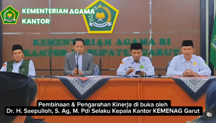 Kemenag Garut Gelar Pembinaan Pengawas Madrasah dan PAI, Tekankan 3 Kompetensi Utama