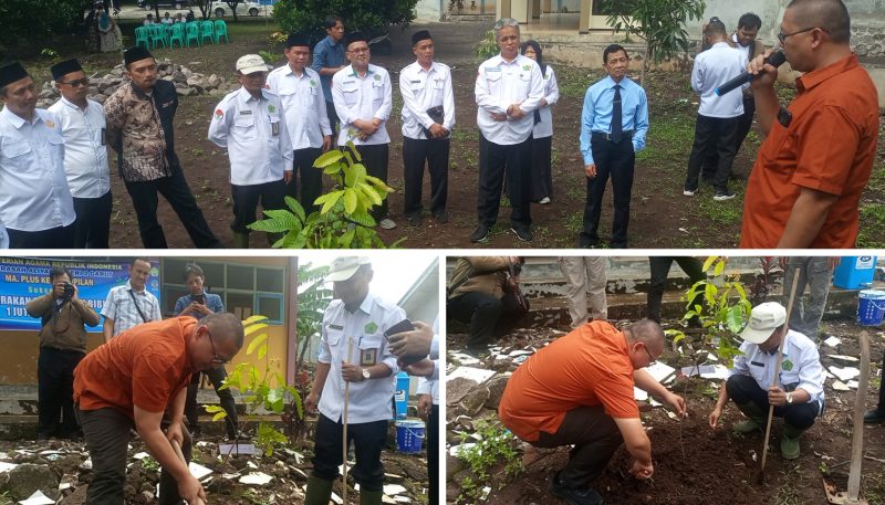Atasi Lahan Kritis! KCD Kehutanan Garut Apresiasi Gerakan Penanaman 1 Juta Pohon Matoa Program Kemenag RI