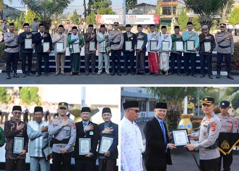 Kapolres Garut Beri Penghargaan ke 17 Tokoh Agama: Bentuk Apresiasi Jaga Kamtibmas