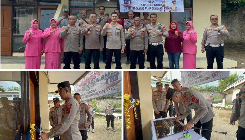 Kapolres Garut Resmikan Bedah Rumah di Polsek Cikelet: Bukti Nyata Perhatian untuk Anggota!