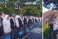 Satlantas Polres Garut Masuk Sekolah! Pelajar Diajak Tertib Lalu Lintas Sejak Dini