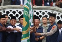 Kapolres Garut Pimpin Pengamanan dan Pemberangkatan Jemaah Haji Kloter 05 Tahun 2025