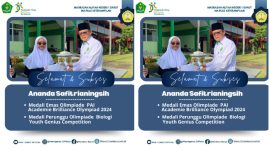Prestasi Ganda! Siswi MAN 1 Garut Sabet Emas & Perunggu di Dua Olimpiade Nasional (poto istimewa)
