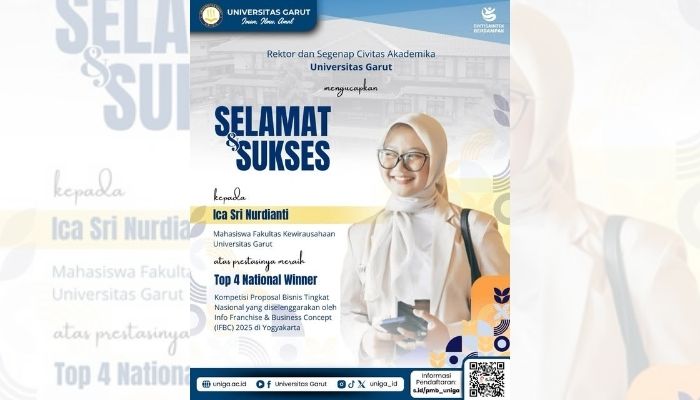 Mahasiswi Universitas Garut Raih Juara Nasional Proposal Bisnis! Ini Kata Rektor Uniga