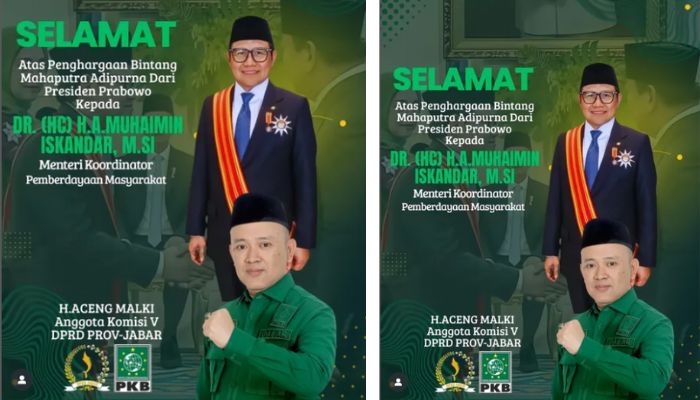 Ceng Malki Bangga Gus Muhaimin Raih Bintang Mahaputera