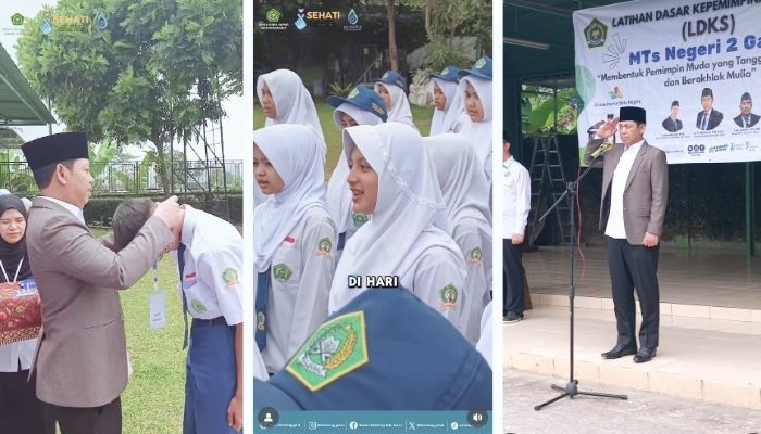Kepala Kemenag Garut Hadiri LDKS MTsN 2 Garut, Dorong Siswa Jadi Pemimpin Masa Depan