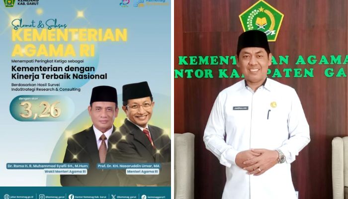Bangga! Kemenag RI Peringkat 3 Nasional, Kemenag Garut Siap Lanjutkan Semangat Reformasi