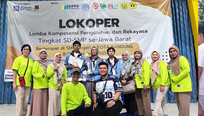 Siswa SMPN 2 Garut Raih Juara 1 Lomba Pengolahan dan Rekayasa Tingkat Jawa Barat