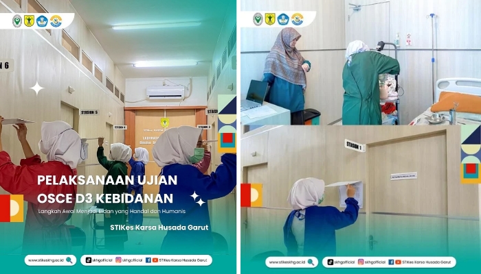 Ujian OSCE D3 Kebidanan STIKes Karsa Husada Garut: Mahasiswa Diuji Kesiapan Klinis Lewat Simulasi Nyata