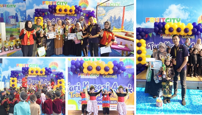 Ratusan Anak Padati FruitCity Citimall Garut, Lomba Tari Langsung Membludak