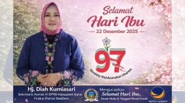 Hari Ibu 2025, Anggota DPRD Garut Diah Kurniasari Tekankan Peran Perempuan Menuju Indonesia Emas