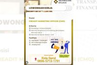 Lowongan Kerja Garut Hari Ini Transpacific Finance Buka Posisi CMO