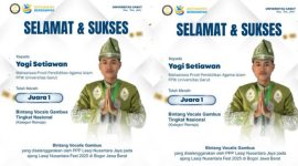 Mahasiswa Uniga Juara 1 Nasional Vocals Gambus di Lasqi Fest