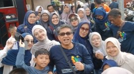 Ratusan Warga SMK Muhammadiyah Garut Turut Meriahkan Jalan Sehat Milad ke-113 Muhammadiyah