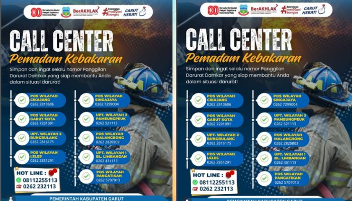 Darurat Simpan Sekarang Ini Daftar Lengkap Nomor Telepon Damkar Garut di Tiap Kecamatan 1