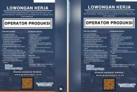 Lowongan Kerja Garut 2026: PT Pratama Abadi Industri JX2 Buka Operator Produksi