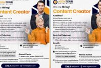 LOWONGAN KERJA GARUT TERBARU: Asgatour Buka Posisi Content Creator danTalent, Deadline 31 Januari 2026