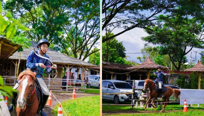 Rizky Ruhul Qisty, Santri Al Mashduqi Garut Raih Dua Gelar di Horseback Archery Internasional