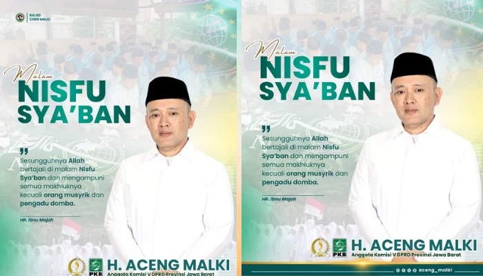 Aceng Malki Ajak Warga Jabar Maknai Nisfu Sya’ban sebagai Refleksi Iman