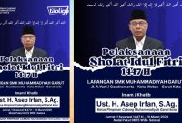 SMK Muhammadiyah Garut Siap Gelar Sholat Idul Fitri 1447 H di Lapangan Sekolah