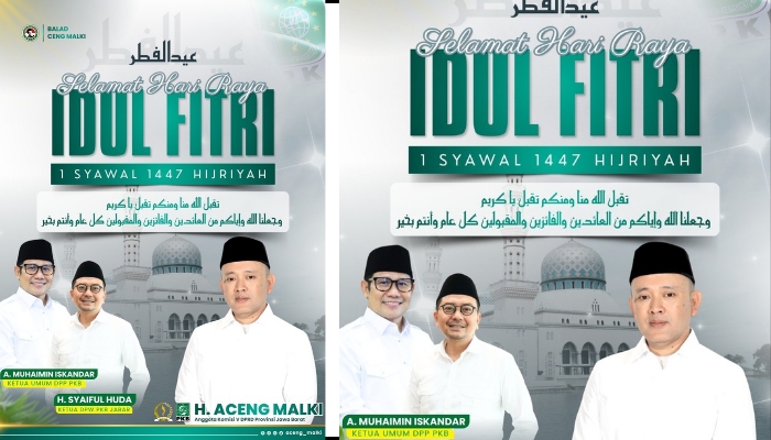 Anggota DPRD Jabar Aceng Malki Sampaikan Ucapan Idul Fitri 1447 H, Ajak Perkuat Silaturahmi