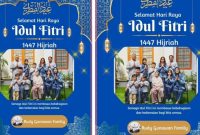 Rudy Gunawan dan Keluarga Ucapkan Selamat Idul Fitri 1447 H, Doakan Kedamaian untuk Semua