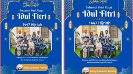 Rudy Gunawan dan Keluarga Ucapkan Selamat Idul Fitri 1447 H, Doakan Kedamaian untuk Semua