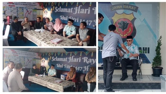 Anggota DPRD Jabar Aceng Malki Tinjau Pos Kesehatan Arus Balik Lebaran di Cipularang, Pastikan Layanan Siap