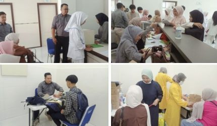 326 Calon Mahasiswa Baru Gelombang I dan Prestasi Ikuti Tes Kesehatan di IKKHG Ada Tes Buta Warna hingga HBsAg