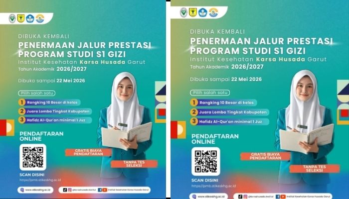 Institut Kesehatan Karsa Husada Garut Buka Jalur Prestasi S1 Gizi 2026, Gratis dan Tanpa Tes