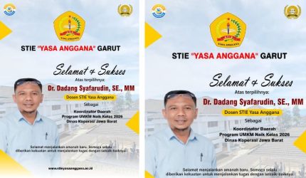 Ketua STIE Yasa Anggana Garut Bangga Dosen Dadang Syafarudin Terpilih Jadi Koorda UMKM Naik Kelas Jabar 2026