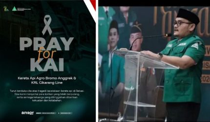 PW GP Ansor Jawa Barat Sampaikan Duka Mendalam atas Tragedi Kecelakaan Kereta Api di Bekasi