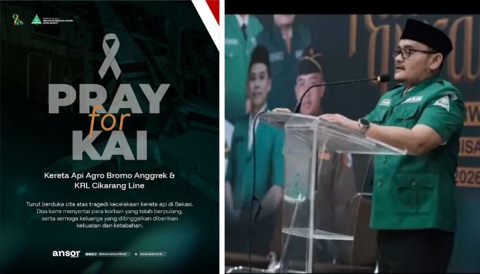 PW GP Ansor Jawa Barat Sampaikan Duka Mendalam atas Tragedi Kecelakaan Kereta Api di Bekasi